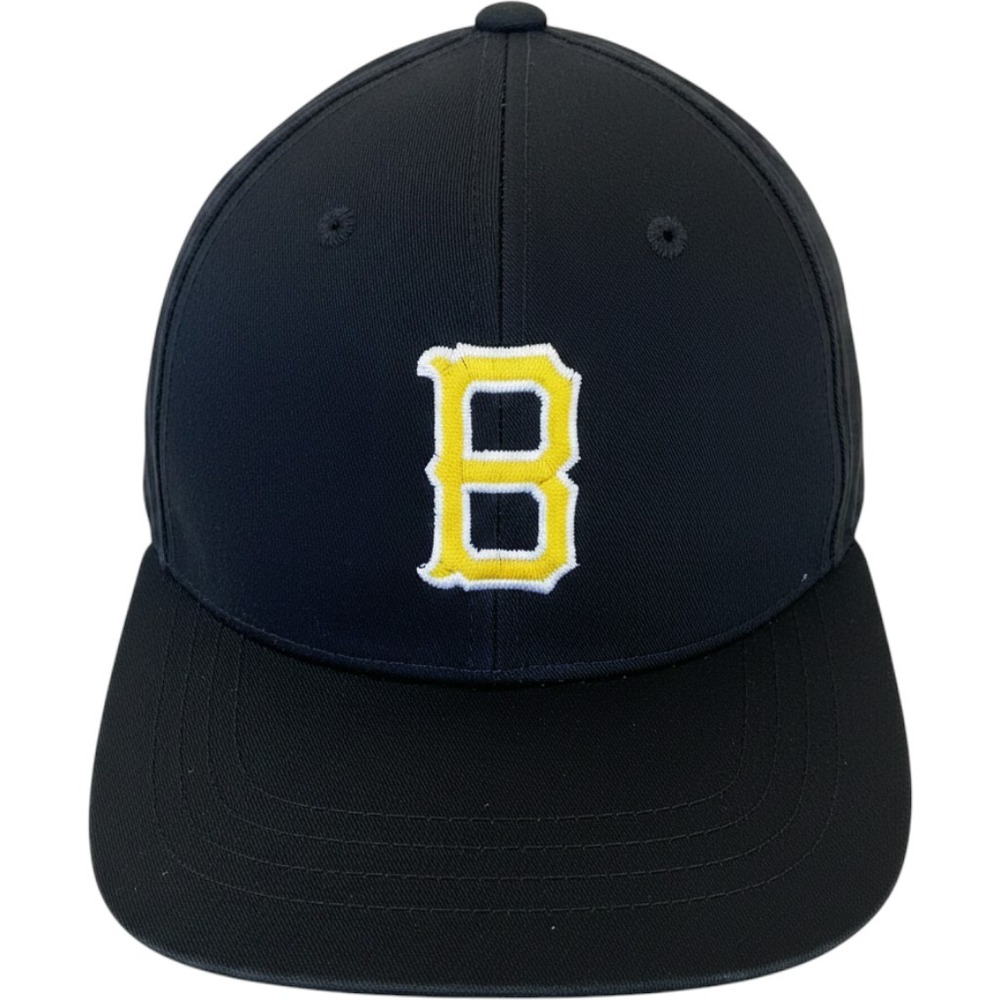 Pacific Headwear Youth Baseball Cap One Size Black Yellow B Logo Adjustable Hat